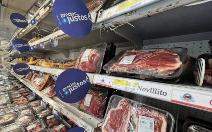Se renueva Precios Justos Carne con un aumento de 3,2%