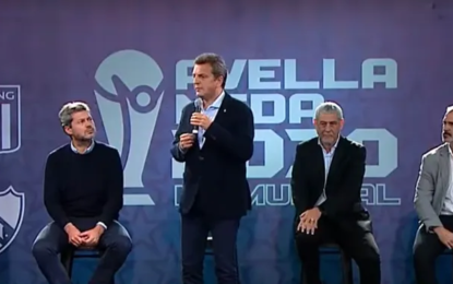Sergio Massa: «No vamos a parar hasta que Avellaneda sea sede del Mundial 2030»