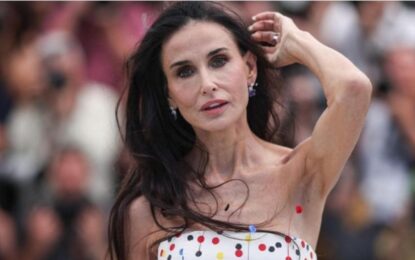 Demi Moore vuelve a preocupar por su delgadez alarmante