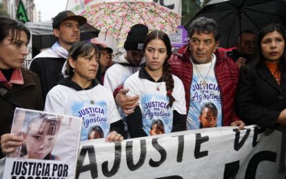 El fuerte reclamo de la abuela de Agostina Vega en la marcha por Ni Una Menos en Córdoba: «A mi hija nadie la escuchó»
