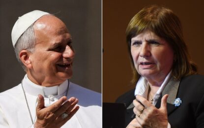 Los lugares que visitará León XIV y Patricia Bullrich, a fuego lento