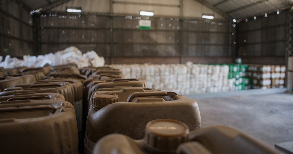 crece-la-recuperacion-de-envases-vacios-de-fitosanitarios,-pero-1,3-millones-de-kilos-no-se-reciclaron-por-falta-de-lavado