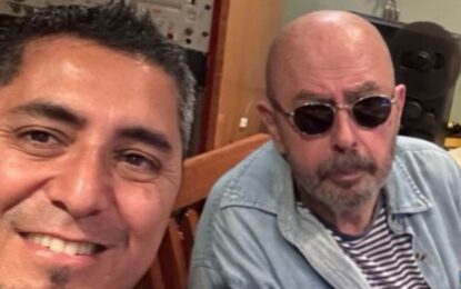 Un amigo del Indio Solari compartió la última foto del músico, tomada un día antes de su muerte