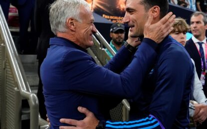 Lionel Scaloni y Didier Deschamps, en otro mano a mano por un récord que lleva 88 años