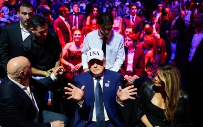 El FBI reveló que frustró un ataque en la gala de UFC que hizo Trump en la Casa Blanca