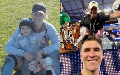 Por primera vez en la historia, una madre y su hijo jugaron un Mundial: el curioso caso de Jenny y Tyler Bindon
