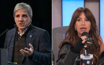 El exabrupto de Luis Caputo contra Florencia Peña por la fake news sobre Jorge Messi