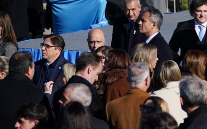 Victoria Villarruel, tras la celebración por el Día de la Bandera: «Es un acto patrio, no un acto para apoyar a Adorni; no hay nadie más peleado con los valores de Belgrano que él»
