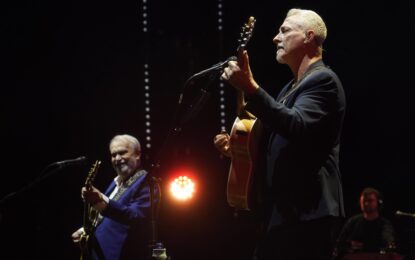 Davin Lebón y Pedro Aznar homenajearon a Serú Girán con un show que no fue simple nostalgia