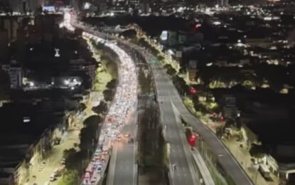 Tiros en la Autopista 9 de Julio Sur: murió un hombre en un presunto intento de robo de una moto