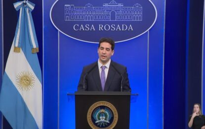 El texto que leyó el nuevo vocero de Milei cuando le preguntaron por Manuel Adorni: «No es mi rol hablar de detalles del caso»