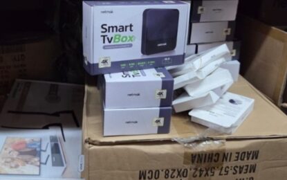 Operativo contra la piratería audiovisual: incautan 10 mil dispositivos e identifican a 8 personas que los vendían