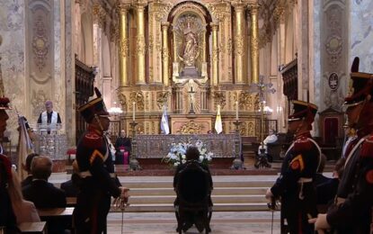 Frente a Milei, el arzobispo porteño pidió terminar con las «cuevas de la corrupción» y citó a Messi para pedir la unión de los argentinos