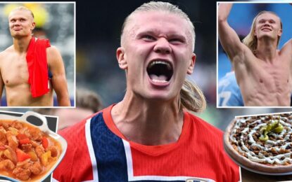 Dieta extrema | Erling Haaland «come como un oso» para ser el mejor goleador del mundo, pero cuando regresa a Noruega visita su restaurante chino favorito para comer pollo agridulce: «Viene desde que era niño»