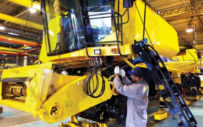 La producción de maquinaria agrícola tuvo una fuerte contracción en el primer trimestre y cayó más del 30%