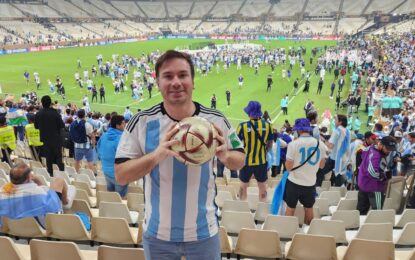 De Qatar a Castelar: la historia de la pelota del tercer gol argentino en la final del mundo