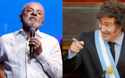 Milei redobló las críticas contra Lula: «Es un ladrón, corrupto y lo liberaron por una falla en el procedimiento»