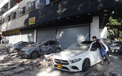 Terremoto en Colombia: «No están solos», a tres días de asumir, Abelardo de la Espriella enfrenta su primera crisis