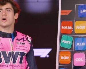 Franco Colapinto volvió a hacer de las suyas en el Grill the Grid de la F1: ganó con trampa y quedó en la cima