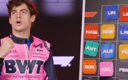 Franco Colapinto volvió a hacer de las suyas en el Grill the Grid de la F1: ganó con trampa y quedó en la cima