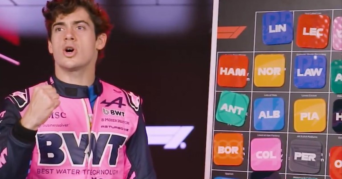 franco-colapinto-volvio-a-hacer-de-las-suyas-en-el-grill-the-grid-de-la-f1:-gano-con-trampa-y-quedo-en-la-cima