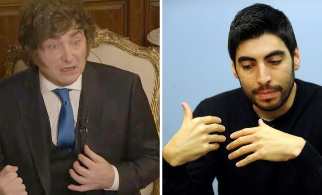 «Experto en paros»: Javier Milei se burló de Facundo Moyano tras el escándalo con su novia Candela Arizaga