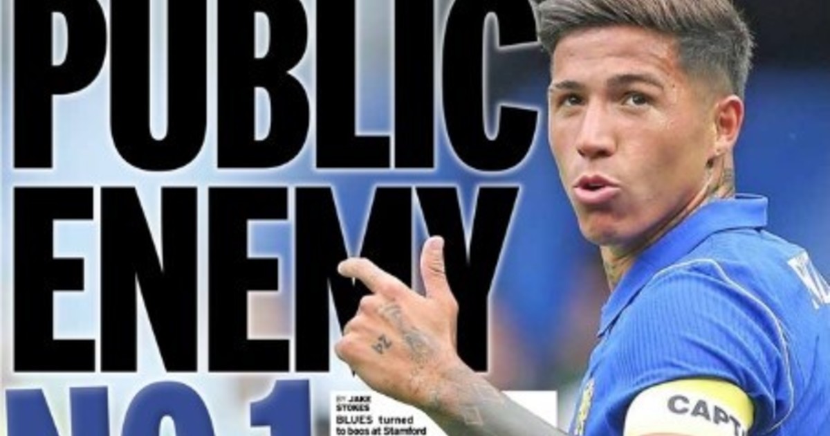 enzo-fernandez-volvio-al-chelsea-y-la-prensa-inglesa-fue-lapidaria:-que-dijeron-tras-los-silbidos-en-stamford-bridge