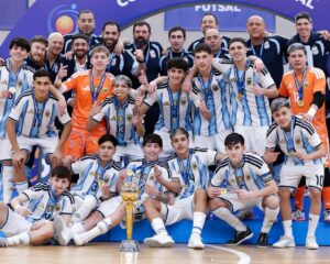 Argentina, tricampeón del Sudamericano Sub 17 de futsal: le ganó en el alargue a Brasil y estiró su corona