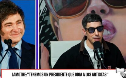 Esteban Lamothe, sobre Javier Milei: «Lo cagaría a piñas si me lo cruzo en la calle»