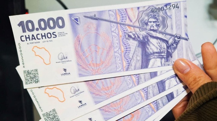Unos 4000 millones de Chachos, la cuasimoneda de La Rioja, serán inyectados en la economía local.