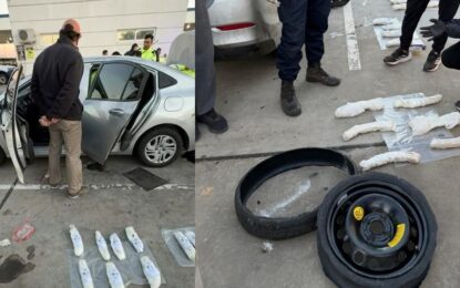 Viajaban desde Brasil a Buenos Aires en tres autos con 40 kilos de MDMA y 10.000 pastillas de éxtasis