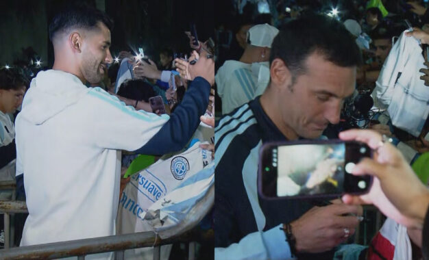 Pura emoción: el gran gesto del Dibu Martínez con un pequeño fanático antes del partido de la Selección argentina ante Bolivia