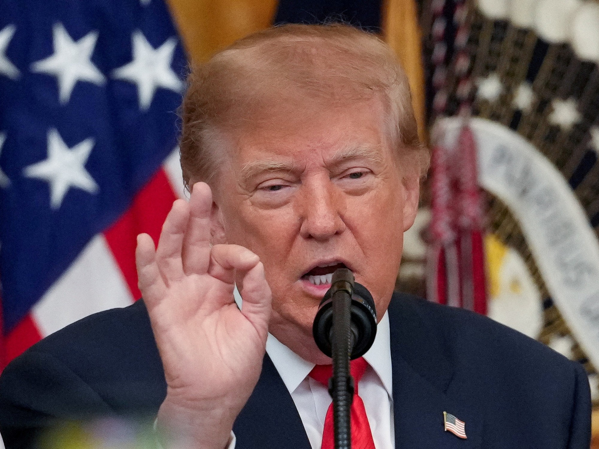 El presidente estadounidense Donald Trump