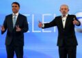 Lula y Flávio Bolsonaro cerraron la campaña con un debate parejo antes del balotaje en Brasil