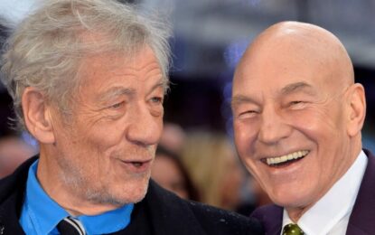 Ian McKellen despidió a Patrick Stewart: «Lo convertía en un hombre en quien confiar, a quien admirar y, en mi caso, amar»