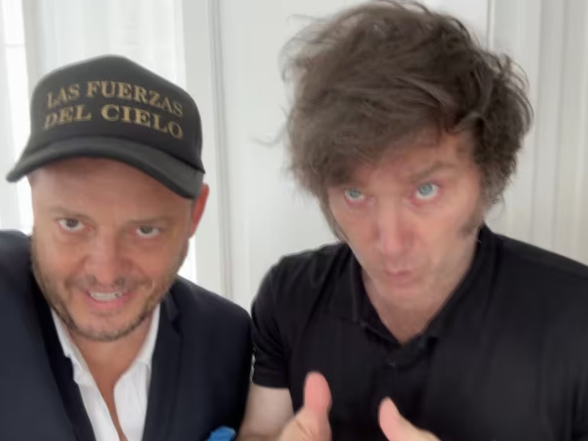 Demian Reidel y Javier Milei