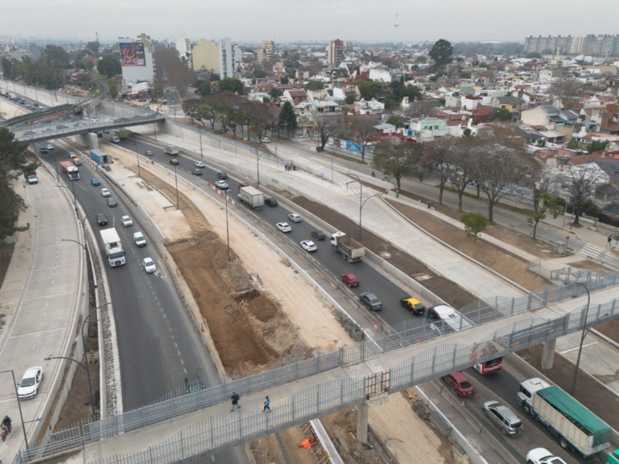 Por las obras de transformación, la autopista Dellepiane estará cerrada durante 24 horas desde el sábado