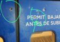 Balearon otra vez una formación del tren San Martín en José C. Paz y Trenes Argentinos acortó el recorrido
