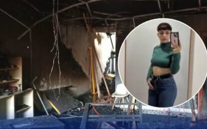 “Escuchaban sus gritos”: murió una joven en un incendio en Las Heras y su pareja está internada bajo custodia