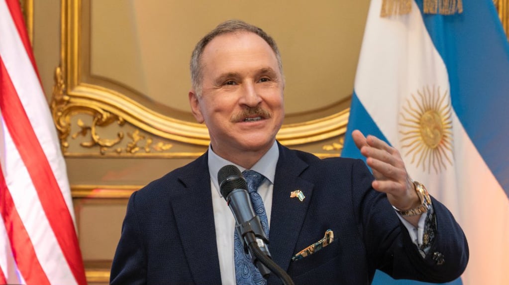 El embajador de Estados Unidos en la Argentina, Peter Lamelas